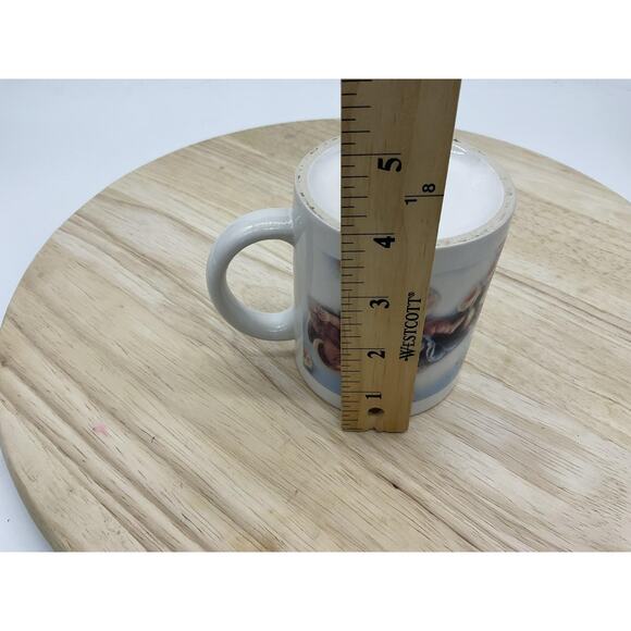 Cherub Angels Putti Ceramic Coffee Mug Cup Renaissance Art Clouds White VTG - Picture 6 of 6